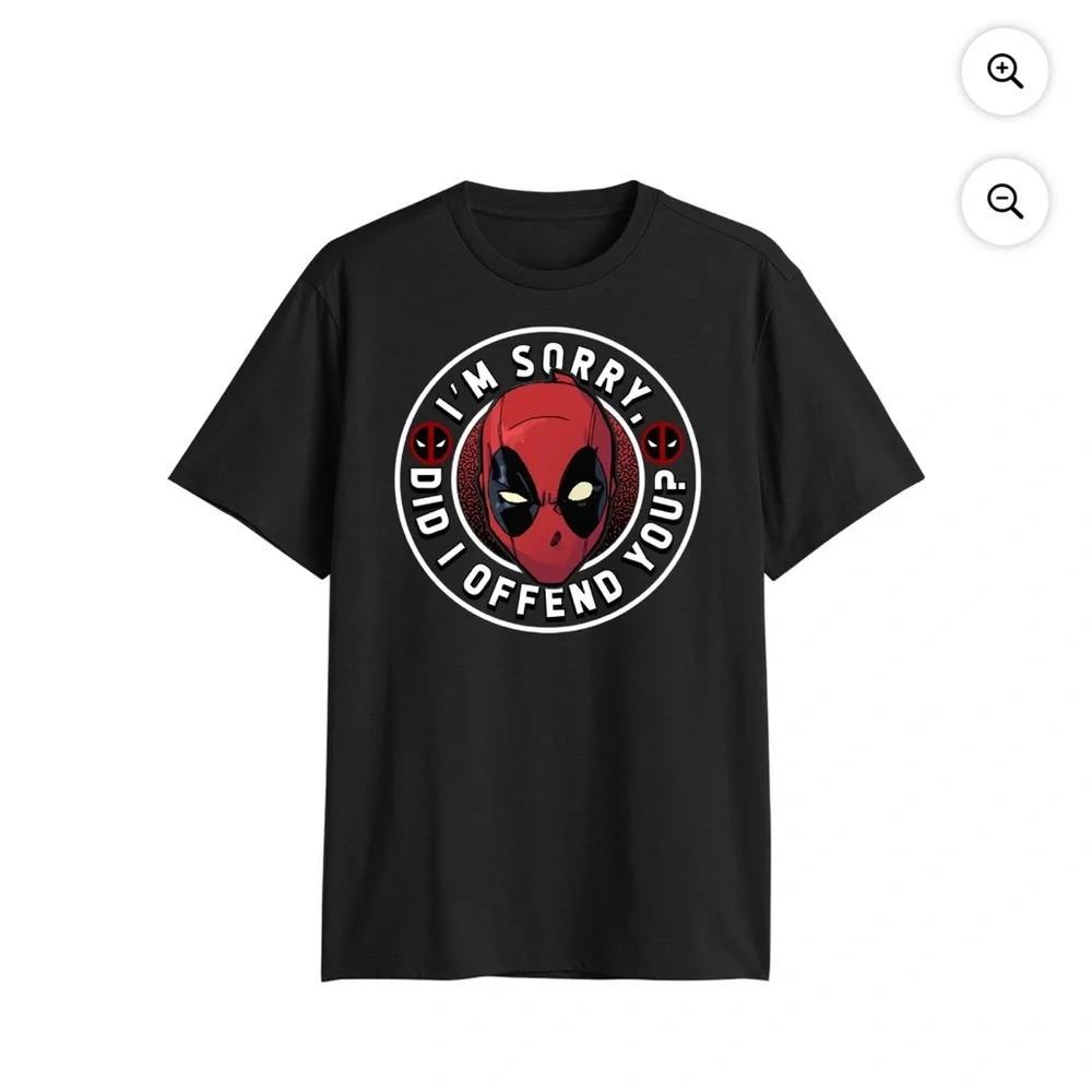 NWT Deadpool marvel Black Graphic T-Shirt